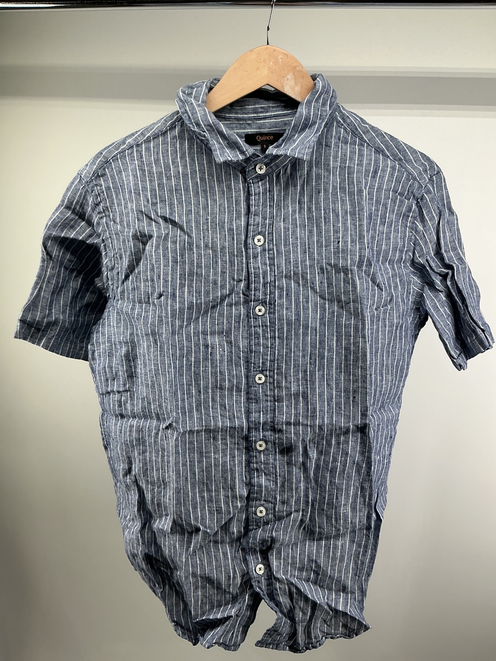 100% European Linen Relaxed Short Sleeve Shirt